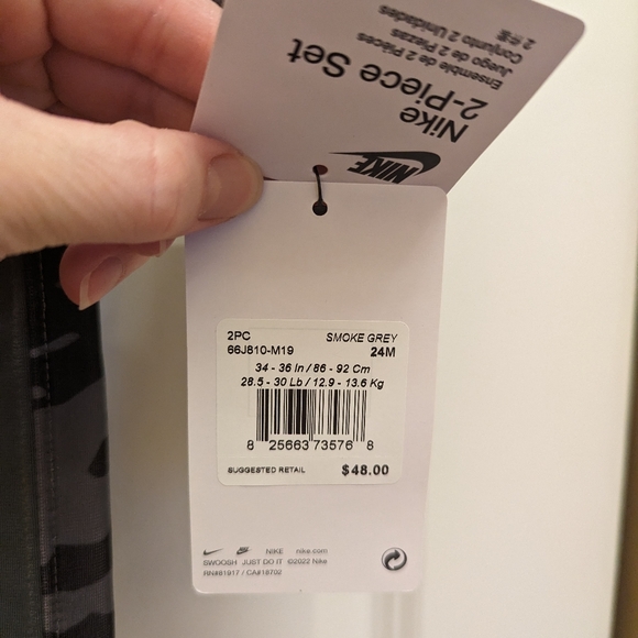 Toddler Boy Nike Two Piece Zip Up Outfit - Picture 2 of 3